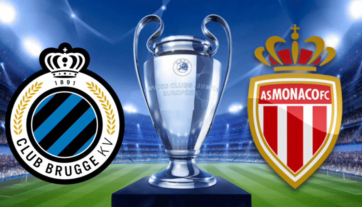 Club Brugge vs Monaco UEFA Champions League Date: Wednesday, 24 October