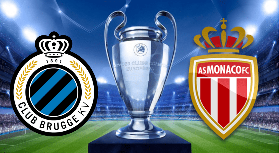 Club Brugge vs Monaco UEFA Champions League Date: Wednesday, 24 October