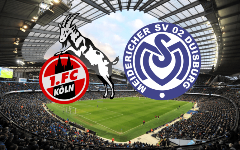 Koln vs Duisburg German 2. Bundesliga Date: Monday, 8 October