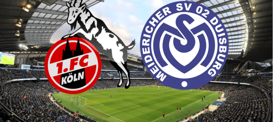 Koln vs Duisburg German 2. Bundesliga Date: Monday, 8 October