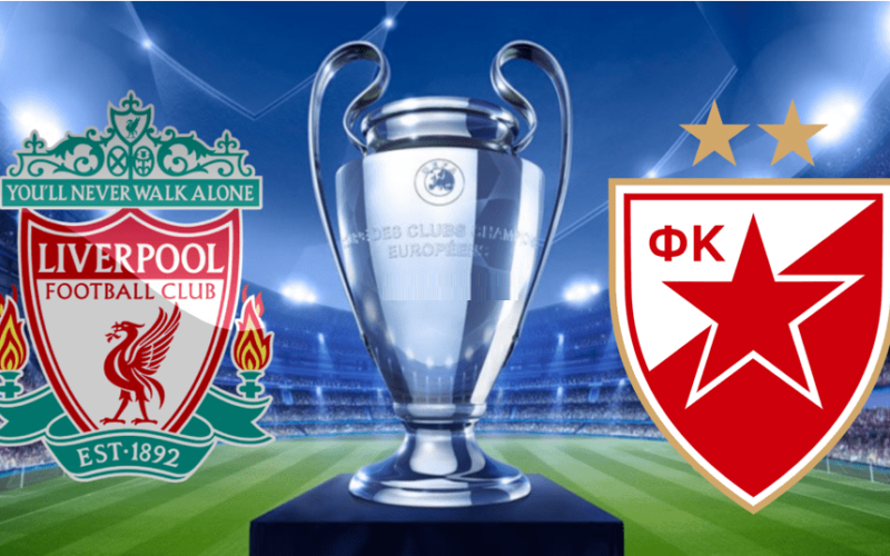 Liverpool vs Red Star Belgrade UEFA Champions League Date: Wednesday, 24 October