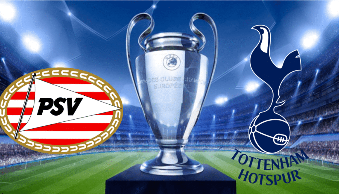 PSV Eindhoven vs Tottenham UEFA Champions League Date: Wednesday, 24 October