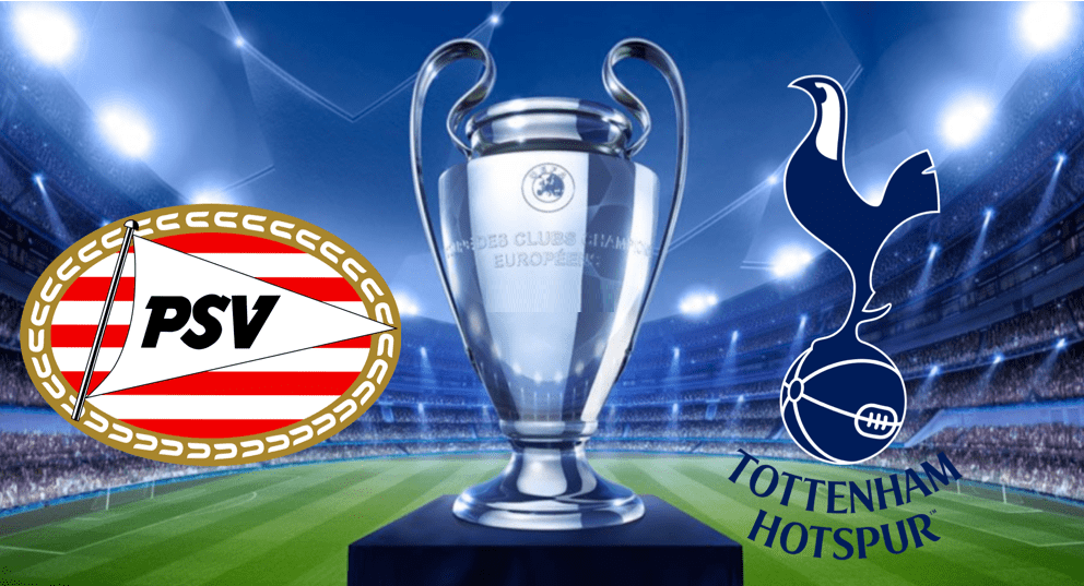 PSV Eindhoven vs Tottenham UEFA Champions League Date: Wednesday, 24 October