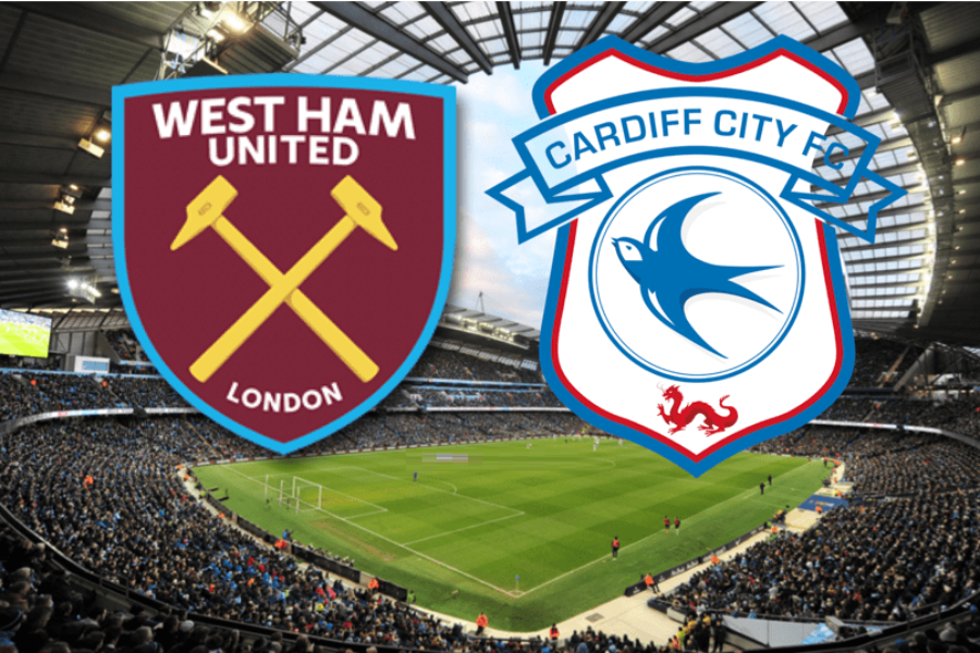 West Ham - Cardiff City Tuesday, 4 December bet365