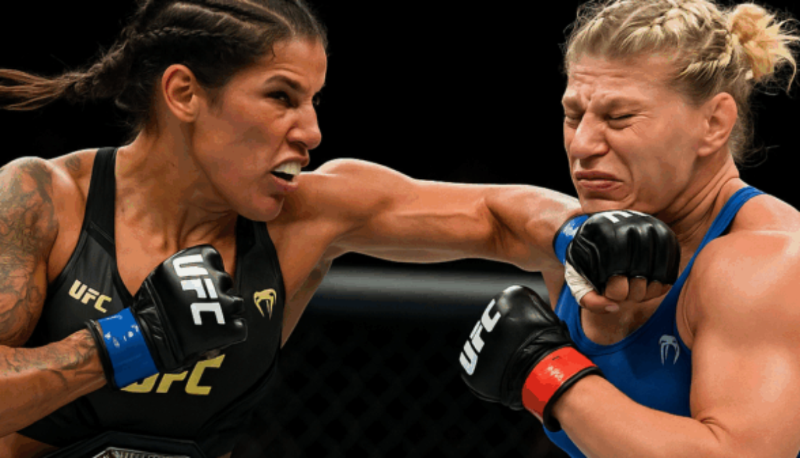 Julianna Peña and Kayla Harrison at UFC 316 bet365
